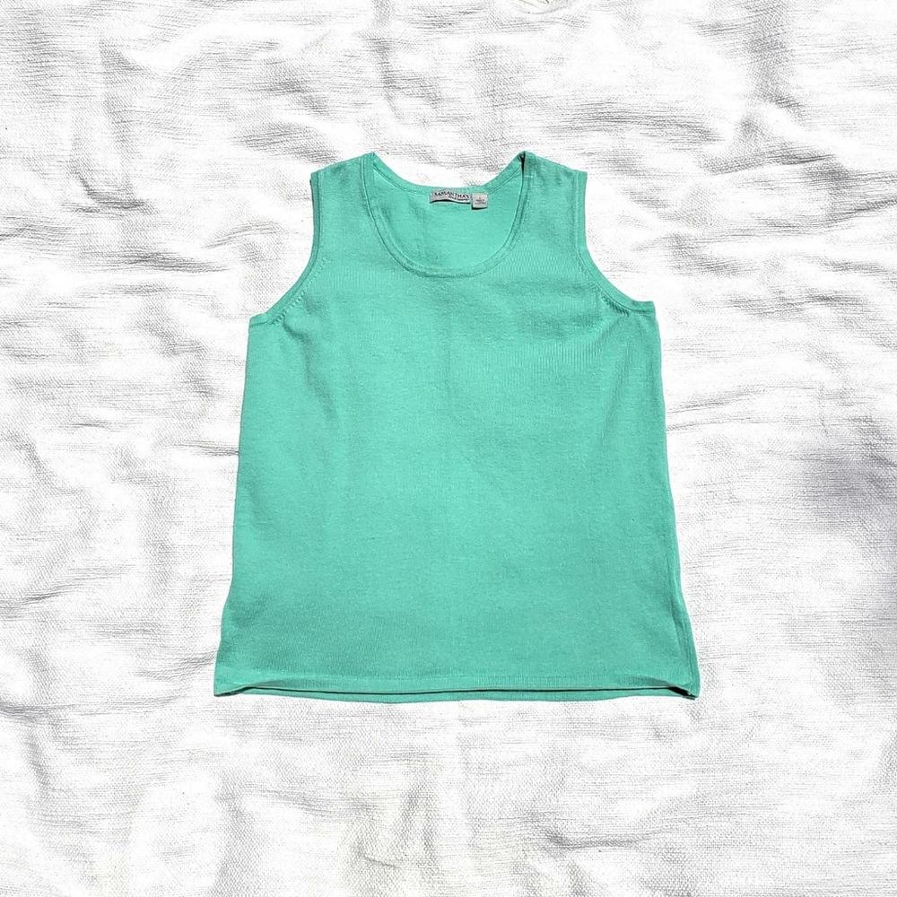 SALE!!! Vintage Cotton Blend Sleeveless Sweater Size Large